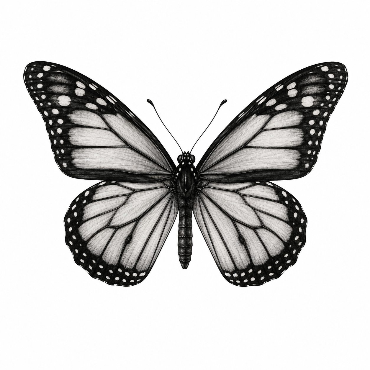 Colorful butterfly tattoo idea to preview on body